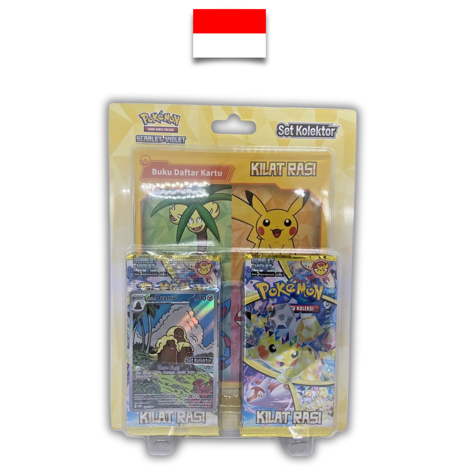 Set Triopikeur Kolektor Pokémon – Kilat Rasi SV8S – Indonésien - Quest Corner