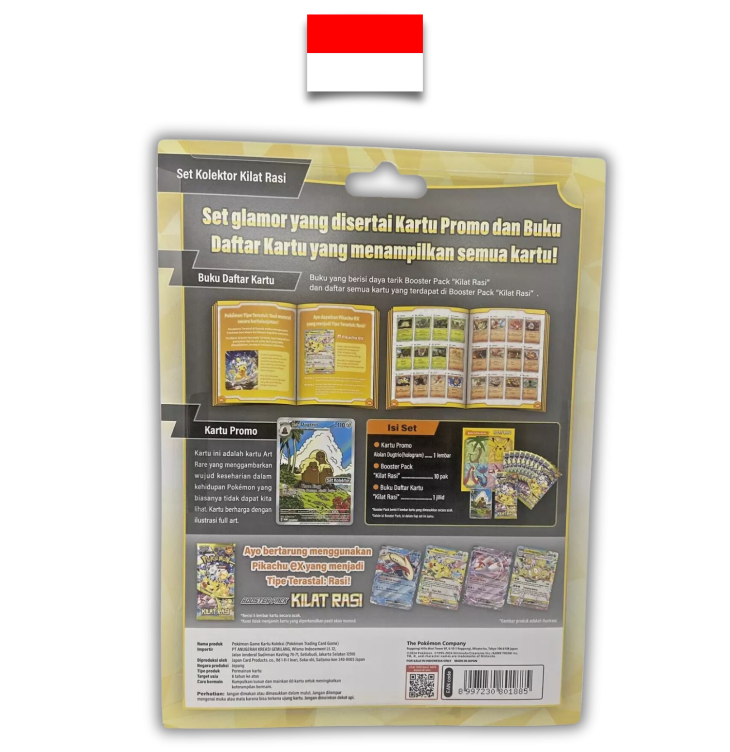 Set Triopikeur Kolektor Pokémon – Kilat Rasi SV8S – Indonésien - Quest Corner