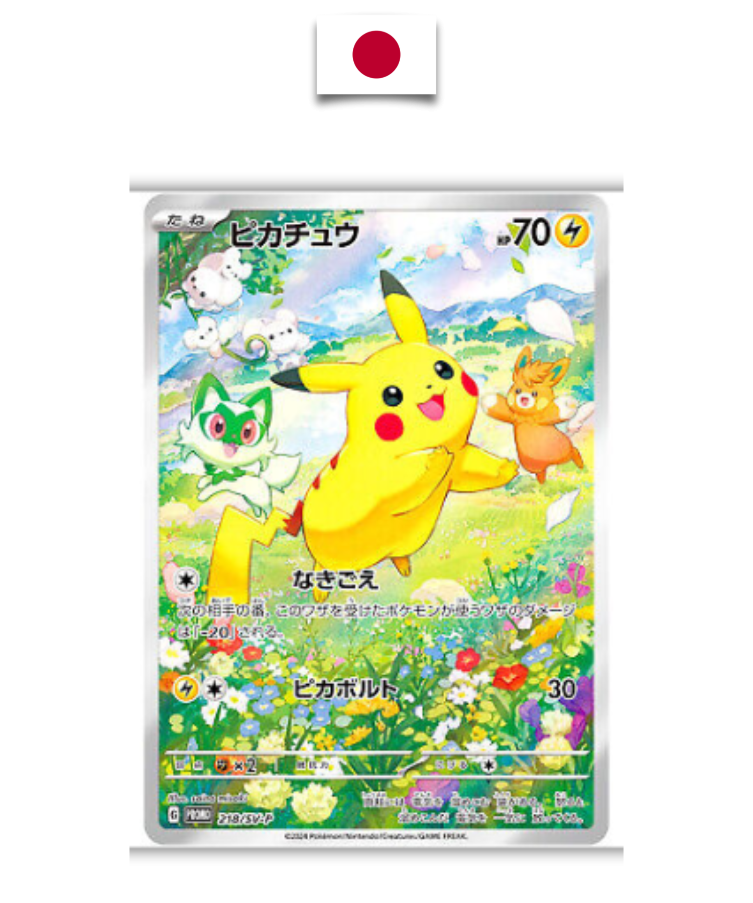 Carte Japonaise Pikachu Summer of Pokeca 218/SV-P - Quest Corner