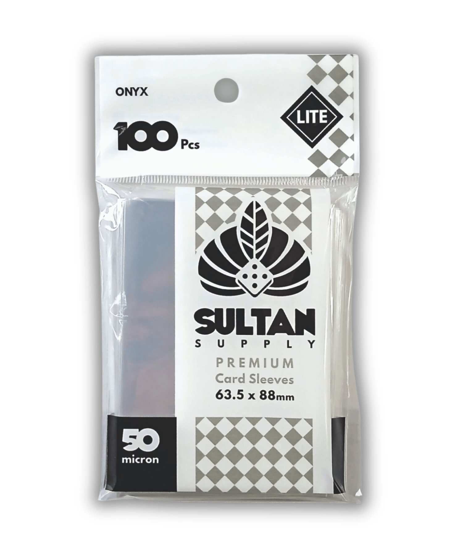 Accessoires TCG – Sultan Sleeve Onyx (x100) – 50 Microns - Quest Corner - Quest Corner