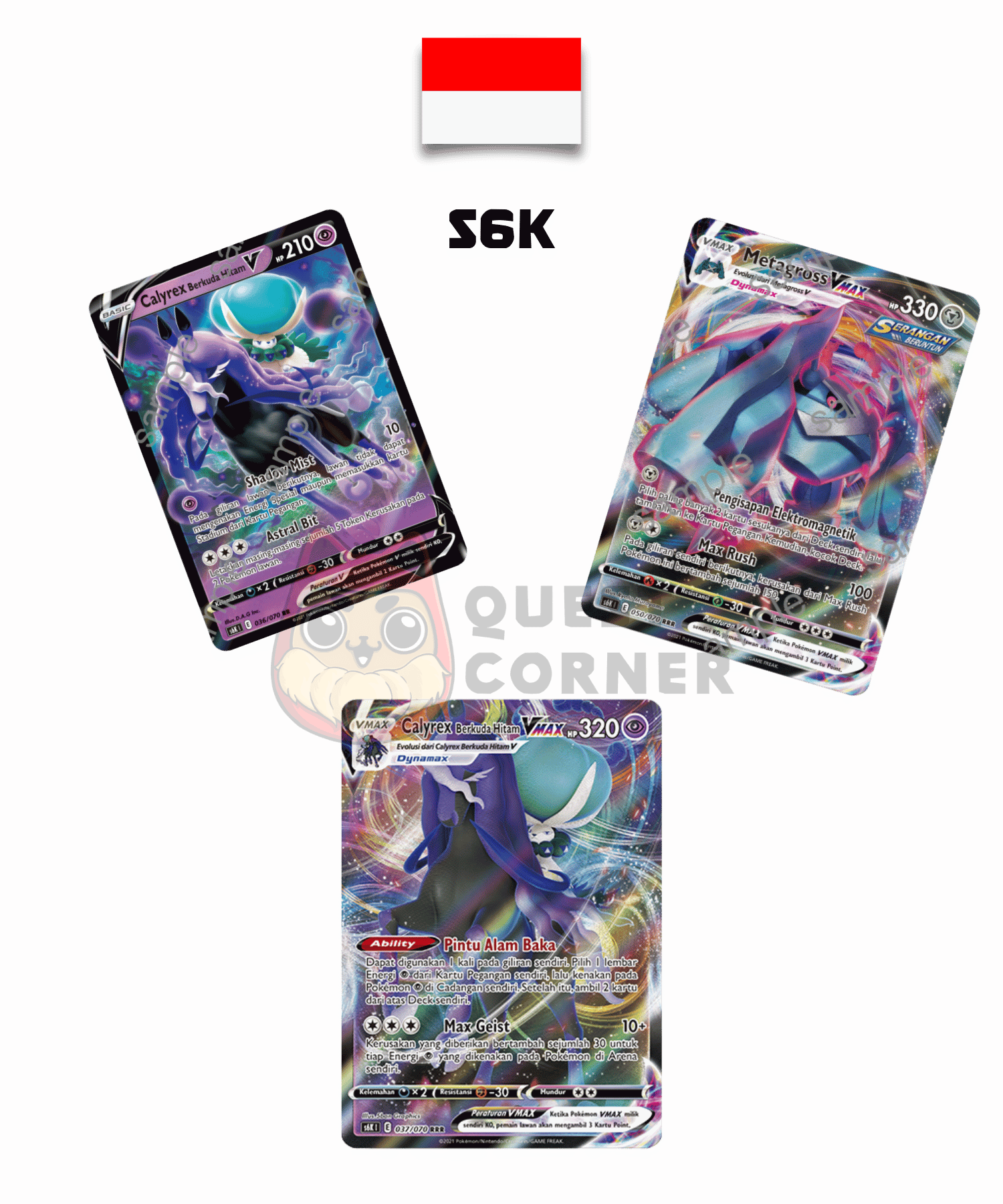 Display Pokémon – Jet-Black Spirit S6K – Indonésien - Quest Corner