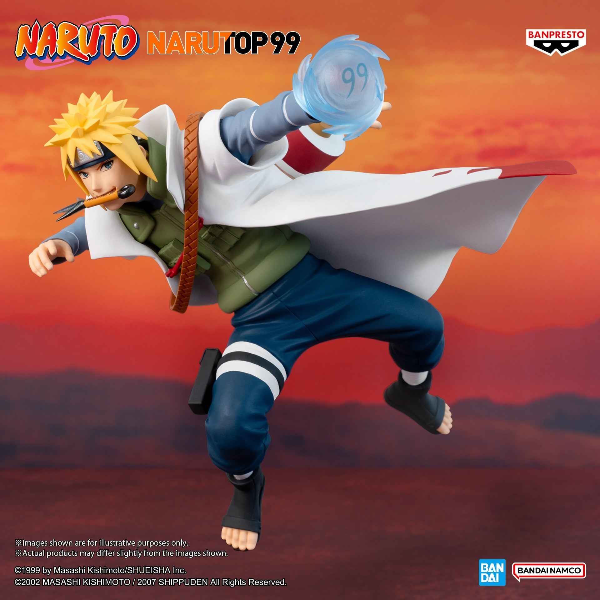 Figurine Namikaze Minato – Naruto – NARUTOP99 – Banpresto - Quest Corner