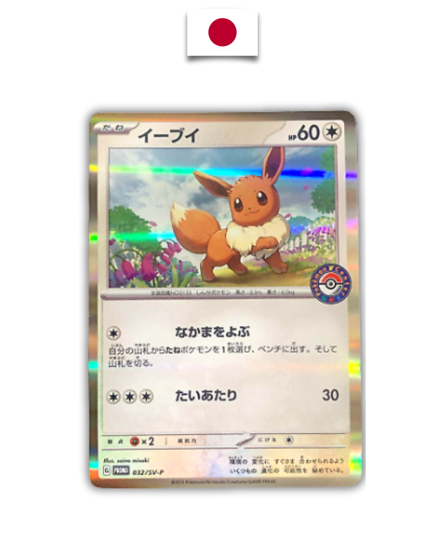 Carte Pokémon - Evoli Casual Battle Pokecenter 032/SV-P - Japonais - Quest Corner