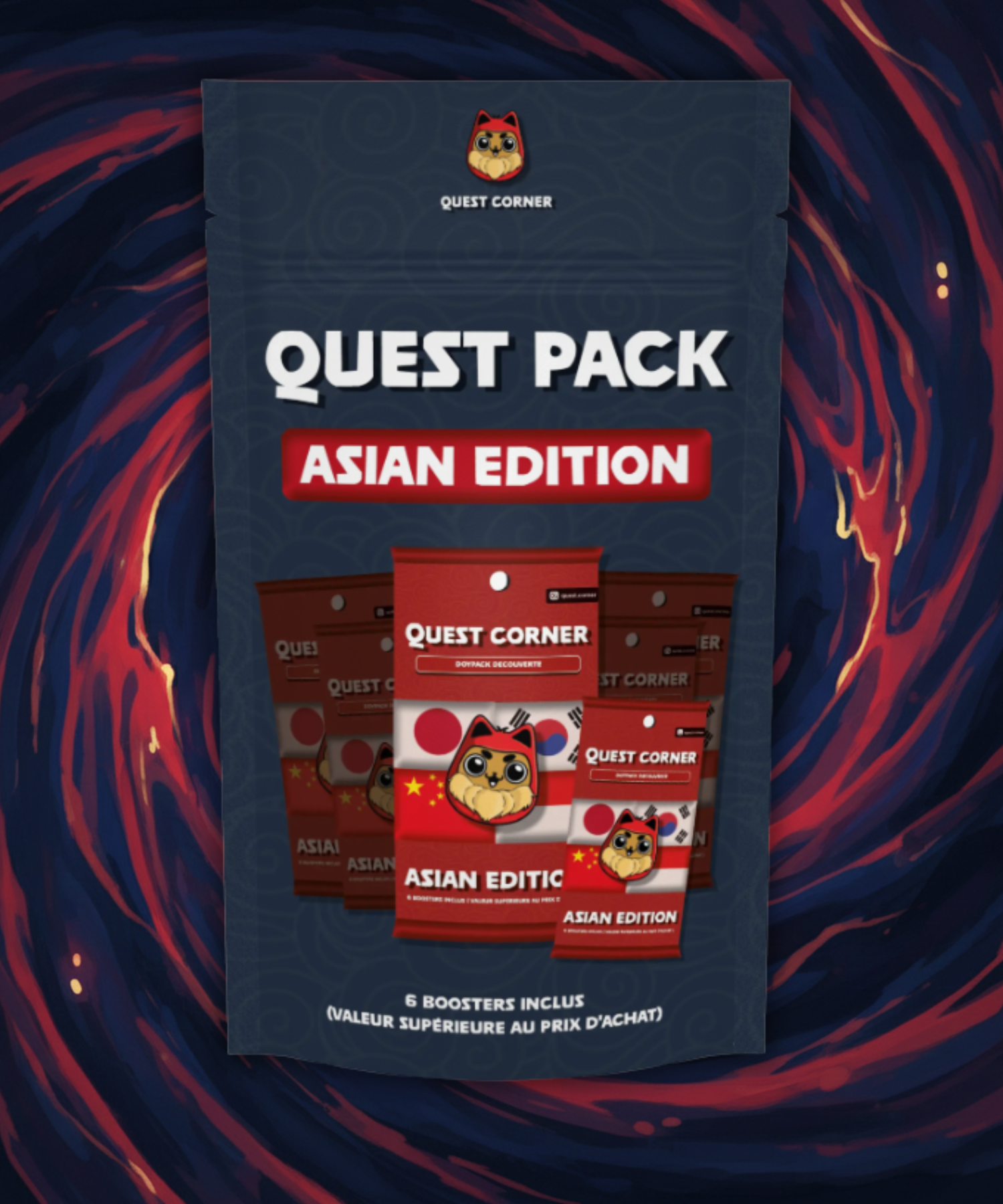 Mystery Box Pokémon - Quest Pack : Asian Edition V2 - Advanced - Quest Corner