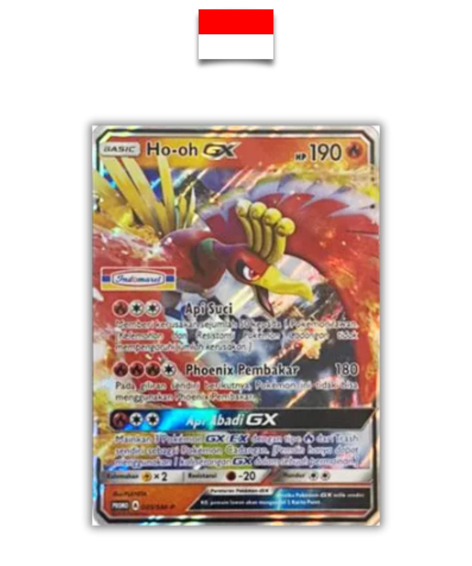 Carte Pokémon – Ho-ho GX Indomaret 005/SM-P – Indonésien - Quest Corner