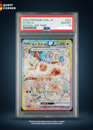Carte Pokémon Gradée – Évoli 223/187 SAR – SV8a Terastal Festival – PSA 10 – Japonais - Quest Corner